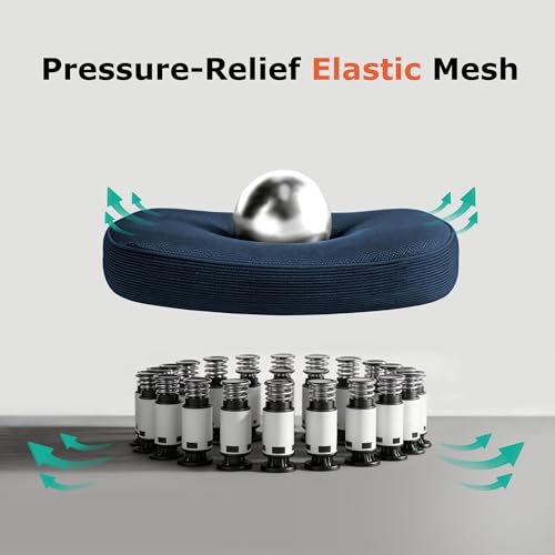 Image of AreShark Office Chair Ergonomic Desk Chairs with Adjustable Lumbar Support, High Back Breathable Mesh Chair with Wheels& Flip-up Armrests,Rolling Swivel Comfy Task Computer Chair for Home Work Gaming