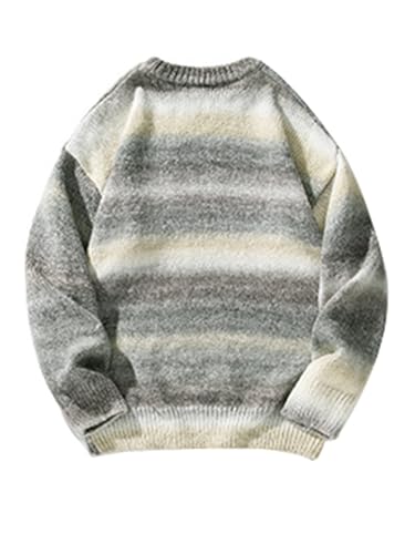 Men's Graphic Oversized Sweater Unisex Knit Aesthetic Sweaters Streetwear Casual Tunic Pullover Jumper2