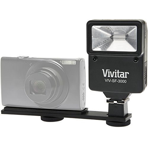 Vivitar Sf-3000 Digital Slave Flash & Bracket With Case + Cleaning Kit #TOP2