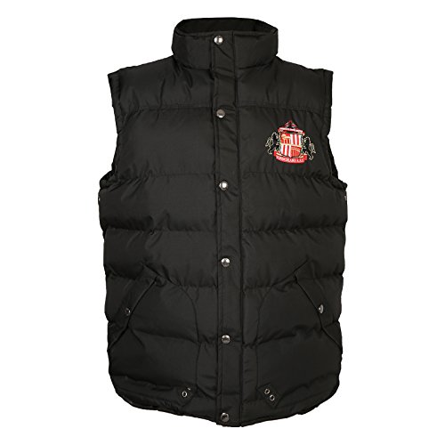 Sunderland AFC Official Soccer Gift Mens Padded Body Warmer Gilet Medium