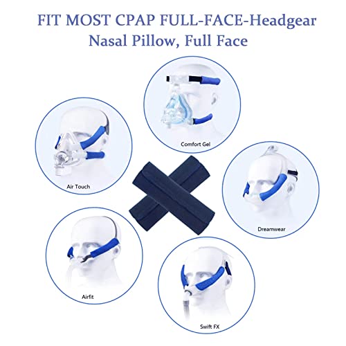 Image of 4 Pack Strap Covers, Strap Cushions for Mask Strap Headgear, C papa Accessories & Supplies Soft Fleece Strap Cover for Reducing Mask Red