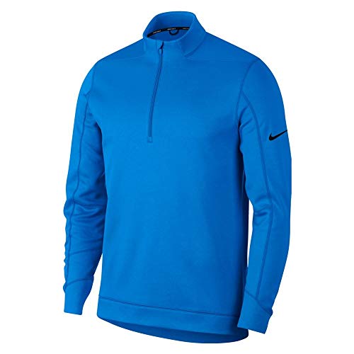 NIKE Therma Repel Top Half Zip OLC Golf Pullover 2018 Photo Blue/Black X-Large