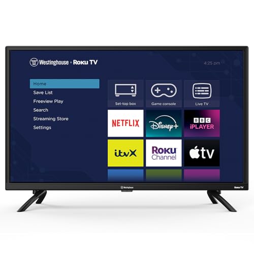 Westinghouse-32-LED-Roku-TV32-inch-Smart-TV-with-Apple-TVBBCNetflixFreeview-PlayLive-TVVoice-AssistantDolby-Audio-Media-PlayerWR32HK2300 - Izzgadgets.com