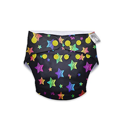 Image of SuperBottoms Swimming Diapers for Babies & Toddlers - Reusable & Adjustable Swim Diapers - Washable Cloth Diapers - Skin Friendly Fabric - Easy to Clean - Fits 3M - 3Y