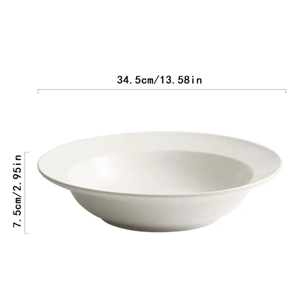 Insalatiera Ciotola grande in ceramica Home Hotel Stoviglie Ciotola for zuppe Ciotola grande profonda Ciotola for insalata di verdure Ciotola for snack di frutta Ciotola Per Insalata ( Size : S )