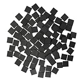 SIXPOINTS 100 Pieces Square Acrylic Miniature Bases, 30mm Model Bases Figure Display Stands Compatible with Gaming Miniatures or Wargames Role Playing Board Game Figure Toy (100PCS-Square-30mm/1.18 inch)