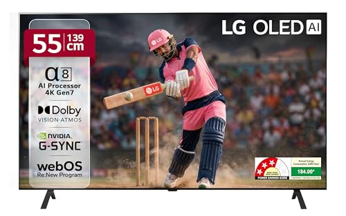 Image of LG 139 cm (55 inches) OLED B4 AI Series 4K Ultra HD (3840 x 2160) Smart webOS OLED TV OLED55B46LA
