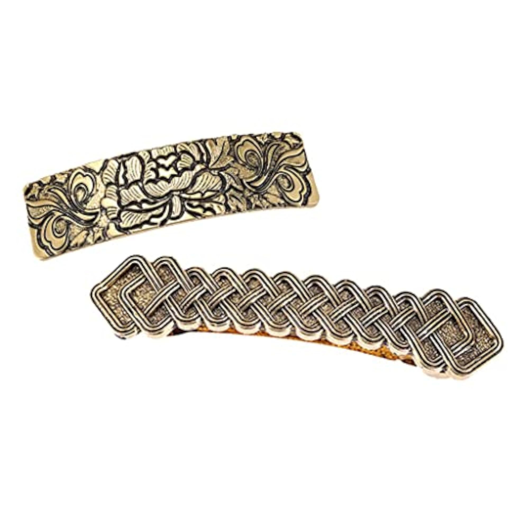 2pcs Viking Celtic Carved Hairpin Hair Clip, Elegant