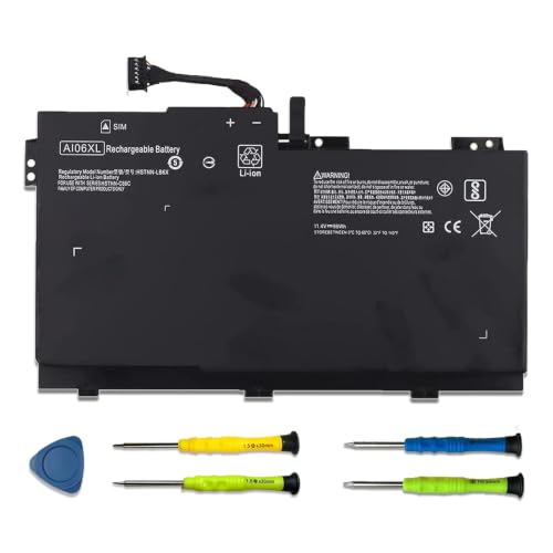 Image of 11.4V AI06XL Laptop Battery Compatible with HP ZBook 17 G3 Series Notebook HSTNN-LB6X HSTNN-C86C 808397-421 808451-001 808451-002 AIO6XL AI06096XL T7V67EA V1Q04UT 96Wh 8420mAh 6-Cell
