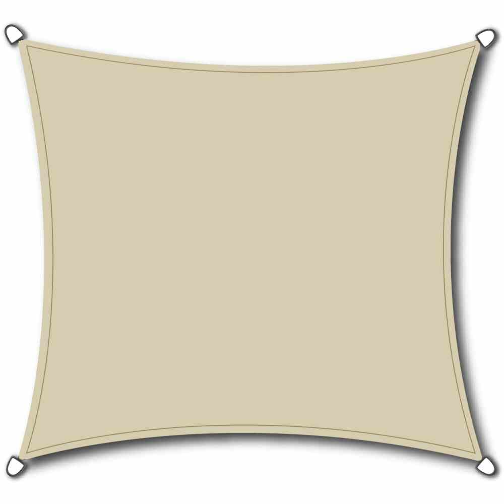 Toldo vela cuadrado de alta resistencia Siena Garden Solino 3,6 m