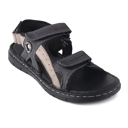 Image of Red Chief Leather casual sandals for men