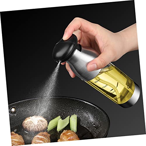 Botella dispensadora de aceite y vinagre PRETYZOOM de acero inoxidable manual 4