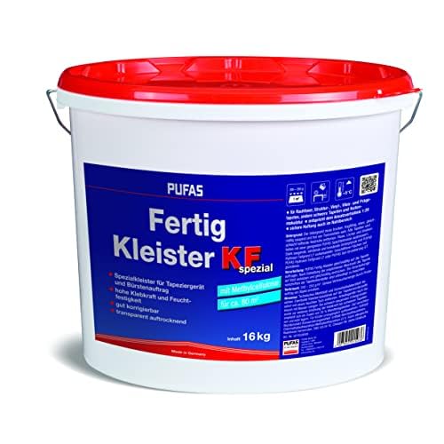 Pufas Fertigkleister spezial für Rauhfaser, Struktur-, Vinyl- und Vliestapeten 16,000 KG