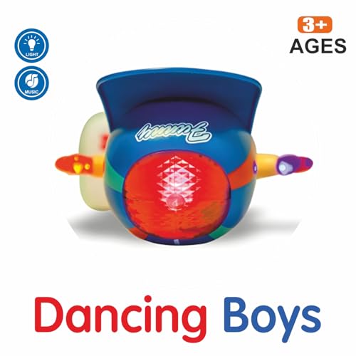 Image of Toys Dancing Boy Musical Toy for Kids with 3D Flashing Lights, Music, 360-degree Dance Moves, Educational Toy, Battery Operated, Ages 3+ - Multicolor