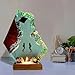 Handmade 3D Ocean Resin Lamp - USB Powered Resin Ocean Night Light with Wooden Base, Variable Lights, Scuba Diver Gifts, Diving Enthusiast Collectibles, Unique Thanksgiving Day and Christmas Gifts