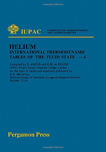 Buy International Theromdynamic Tables of the Fluid State: Helium: 004 — BookShops.in
