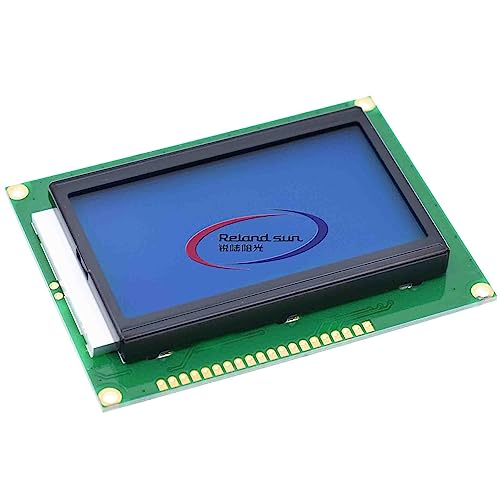 128x64 LCD module 5V blue screen 12864 LCD with backlight ST7920 Parallel port LCD12864