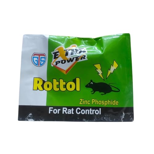 Image of TGS Rottol Rat Kill Powder - EXTRA Power, 5g (Pack of 5) - Fast & Effective Rodent Control