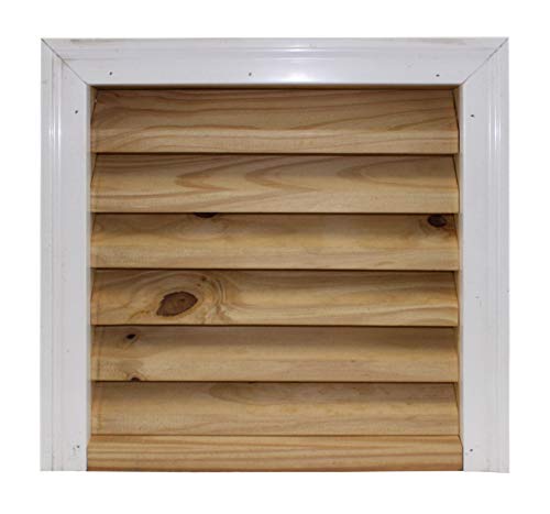 Shed windows and more square wooden louvered gable roof vent