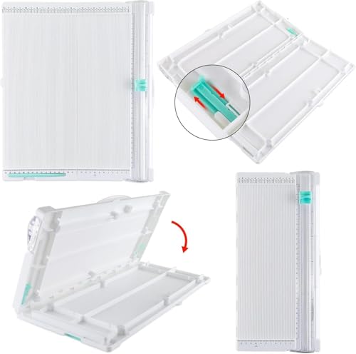 Image of KRYTONEFoldable Multipurpose 12 x 12 Inch Scoring Board for Scrapbooking, Art & Craft, Paper Trimming Etc