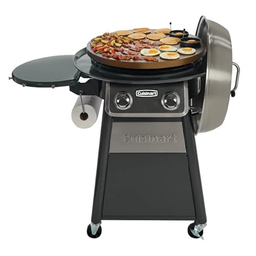 Cuisinart Cgg-888 Outdoor Stainless Steel Lid, 360° Griddle Cooking Center #TOP1