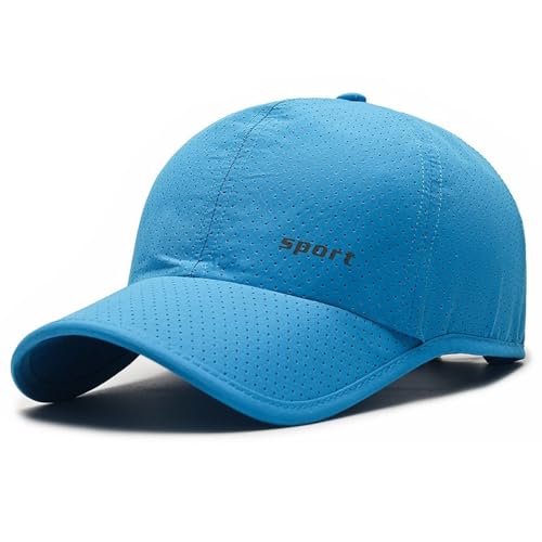 Image of Quick Dry Fit Baseball Cap - Water Repellent Sun Hat for Fishing, Running, Hiking, Golf, Surfing, Sailing, Boating