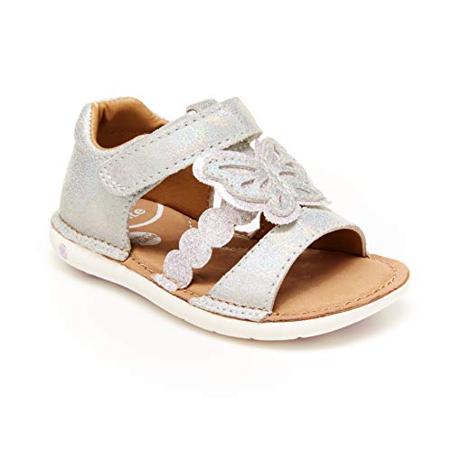 Stride Rite SRT Paola Sandalia infantil, (Iridiscente), 22.5 EU