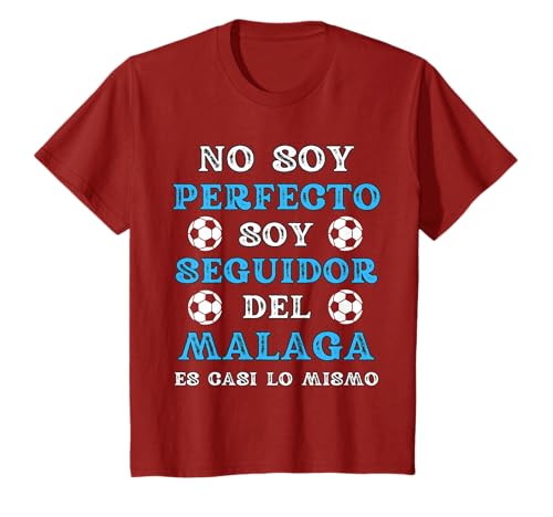 Malaga Futbol Hombre Divertido Idea Regalo Seguidor Camiseta