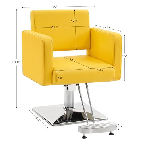 BarberPub-Classic-Styling-Salon-Chair-for-Hair-Stylist-with-Hydraulic-Pump-Shampoo-Chair-Beauty-Barber-Salon-Spa-Equipment-3805-Yellow