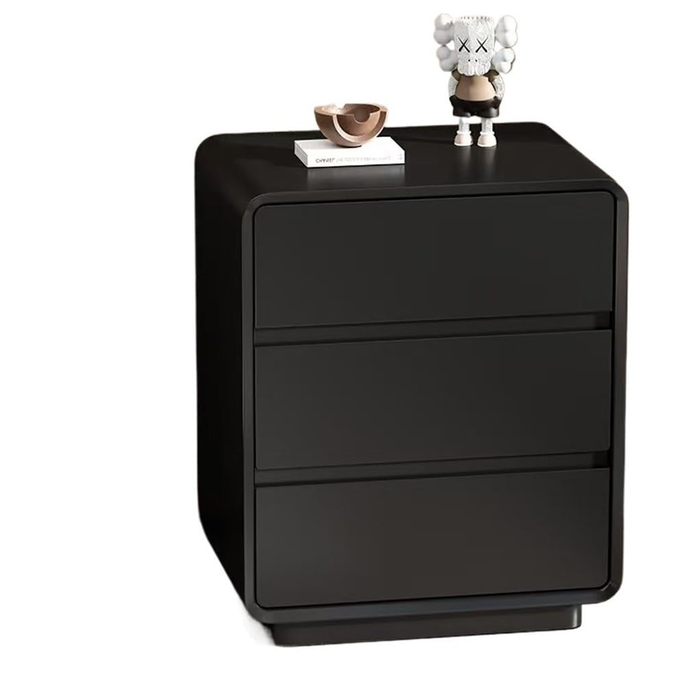 Table de chevet laque noire petite taille fini le désordre de lit
