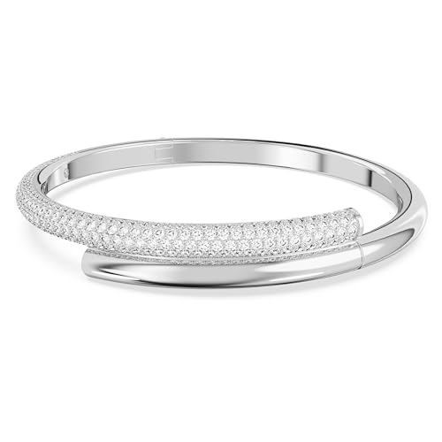 Bracelet Dextera Swarovski rhodié et cristaux blancs, le cadeau idéal pour elle