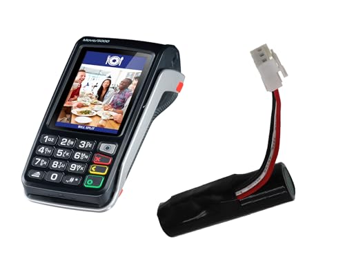 ChoyoqeR 3000mAh/3.7V Move 5000 Replacement Battery for Ing'enico Move 5000, Move 5000F, Move 5000s, F12432566, F26402376 Payment Terminal Battery Li-ion