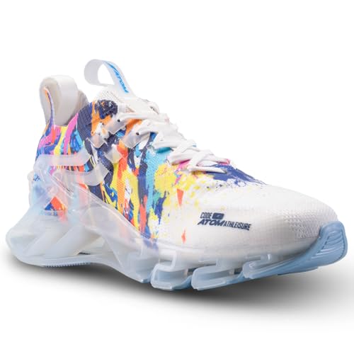 Image of ATOM Men's Phantom Multicolor Sneakers | Stylish & Comfortable Casual Sneakers with Breathable Air Mesh | All-Day Comfort