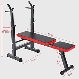 TOE Adjustable Foldable Dumbbell Bench Max Weight 550lbs Multifunctional Bench Home Gym Weight Bench Workout Bench Fitness Bench for Indoor Exercise