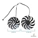 SISS Grafikkartenlüfter, Videokarte, Grafikkarte Lüfter für ZOTAC GAMING RTX 3070 Twin Edge, Set 2x, GA92S2U, GAA8S2U (Set A+B)