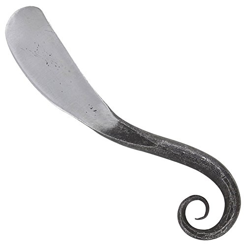 Ceremonial Swirl Ye Olde Hand Forged Iron Shaving Knife