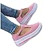 Vectry Damen Schuhe Sommer Sandalen Plattform Retro Round Head Loafers Wedge Plattform Sandalen Schnalle Riemen Schuhe Freizeitschuhe Sportliche Sandalen Leichte Schuhe(Rosa,39)