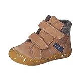RICOSTA Jungen Lauflernschuhe CAMO,Kinder Boots,lose Einlage,RICOSTAcare,Halbschuhe mit Klettverschluss,flexibel,leicht,Caramel (260),26 EU