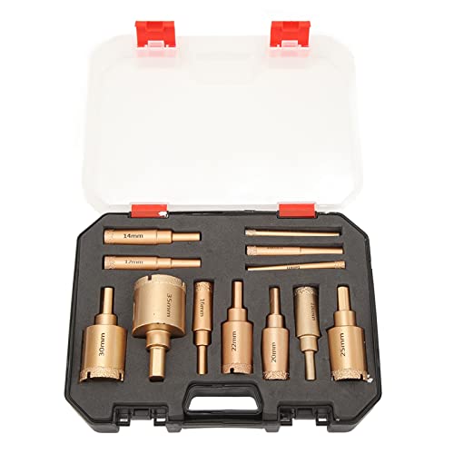 Set de brocas para taladro soldadas 12 piezas diamante miniatura 7