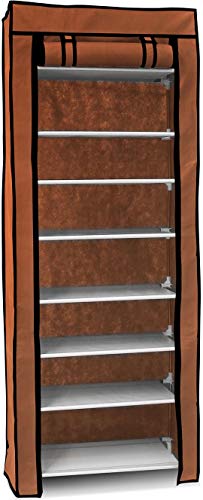 iMounTEK 10-Tier Shoe Cabinet Rack. Holds 27 Pair Of Shoes & Dustproof