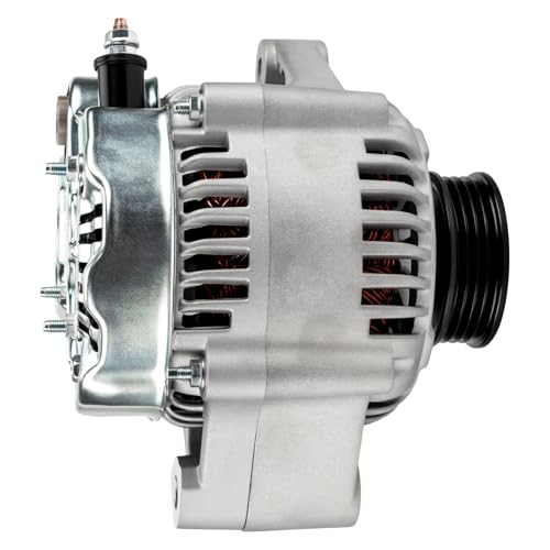 Image of PHILTOP Alternator Compatible With 1993-1994 Tercel, 1995-1998 Tercel Automatic, 1993-1998 Paseo(70 Amp) 13486N 12V CW 4-Groove Pulley
