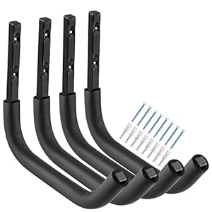 Large Garage Storage Hooks, 12.4 Inch Heavy Duty Garage Storage Organizer Wall Mount Hanging Hanger, Each Max Load 100lbs