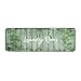 Laundry Room Runner Rugs Non-Slip Water Absorption Long Area Rug Kitchen Floor Mat Bathroom Carpet Green Planks and Patterns 72x24in