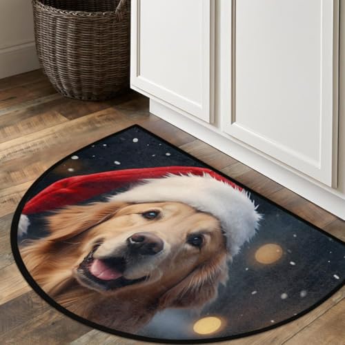 Tapete Semicircular Golden Retriever para Puerta 91.4x61 cm miniatura 7