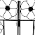 vidaXL Garden Arch, Garden Trellis for Climbing Plants Flower, Iron Arbor for Backyard Patio Lawn, Outdoor Plant Support Archway, Black