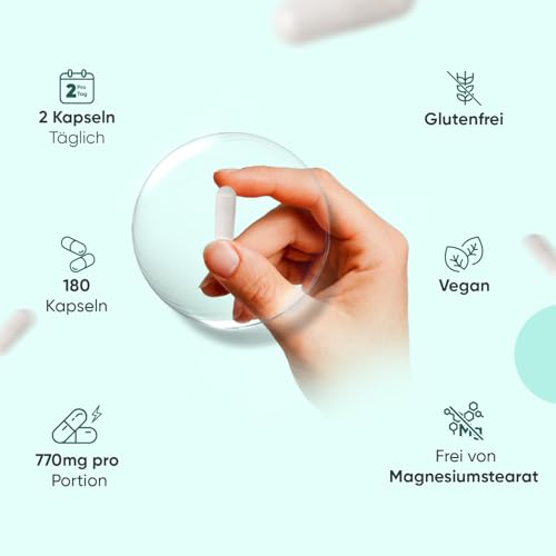 Water Away Kapseln - 11 in 1 Komplex für 3 Monate - Mit Apfelessig, Grüner Tee, Löwenzahn, Kalium, Paprika - 180 Entwässerungskapseln - Nur 2 Kapseln pro Tag - Vegan & Glutenfrei - WeightWorld