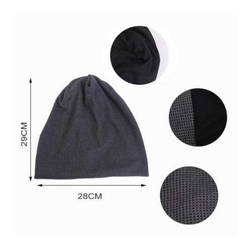 Bonnet de nuit anti-frisottis pour cheveux abîmés pull solide - 4