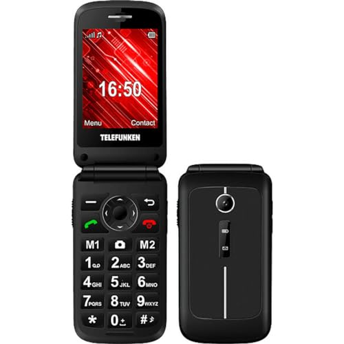 Telefunken Teléfono Móvil para Mayores S430 32 GB 2,8'