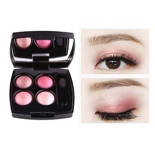 BANGNA 4 Colori Pearlescent Eyeshadow Palette per