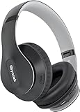 Glynzak Wireless Bluetooth Headphones Over Ear, 65H Playtime HiFi Stereo Headset with Microphone and 6EQ Modes Foldable V5.3 Bluetooth Wireless Headphones for Travel Computer Laptop